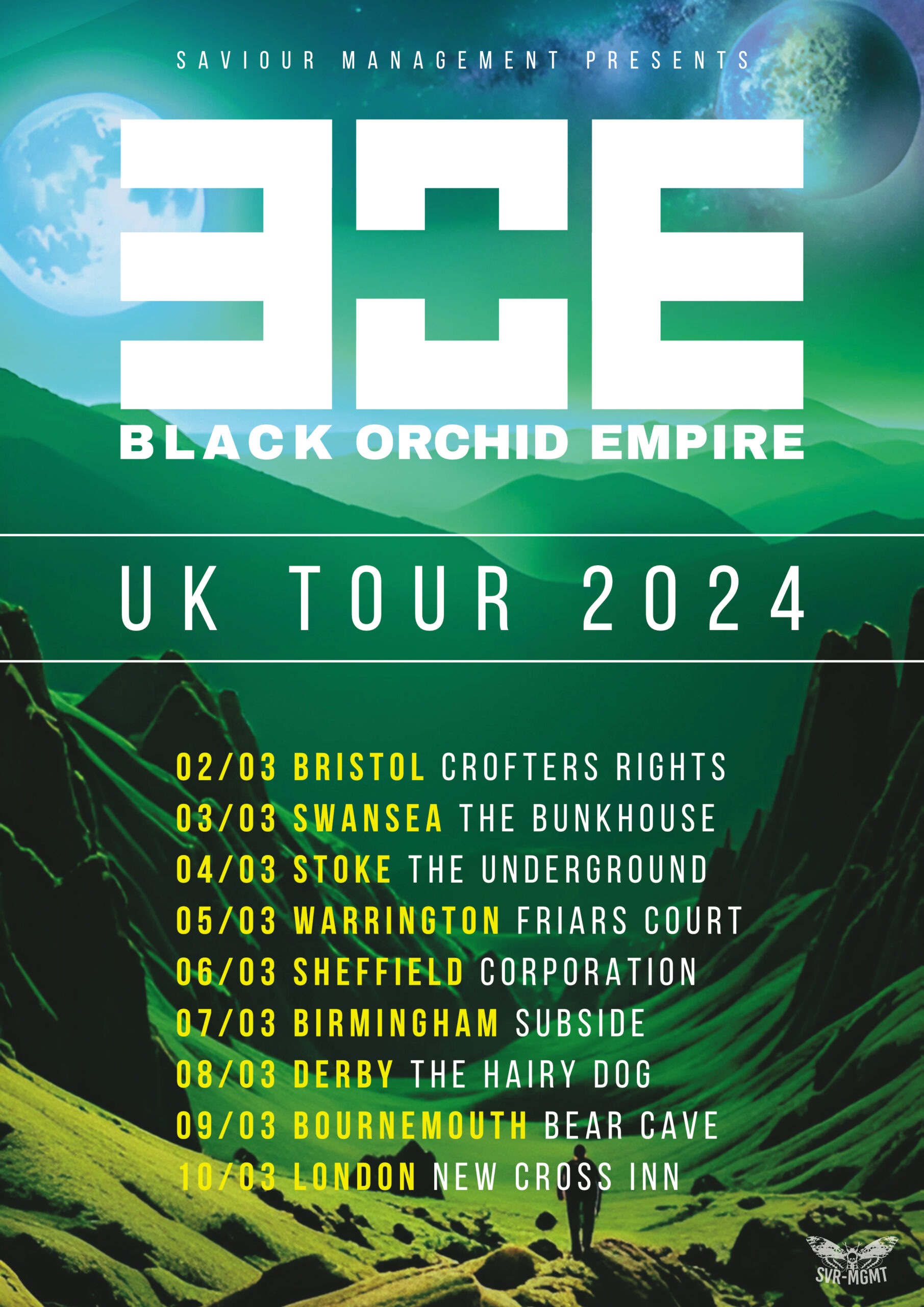 Black Orchid Empire UK Tour 2024
