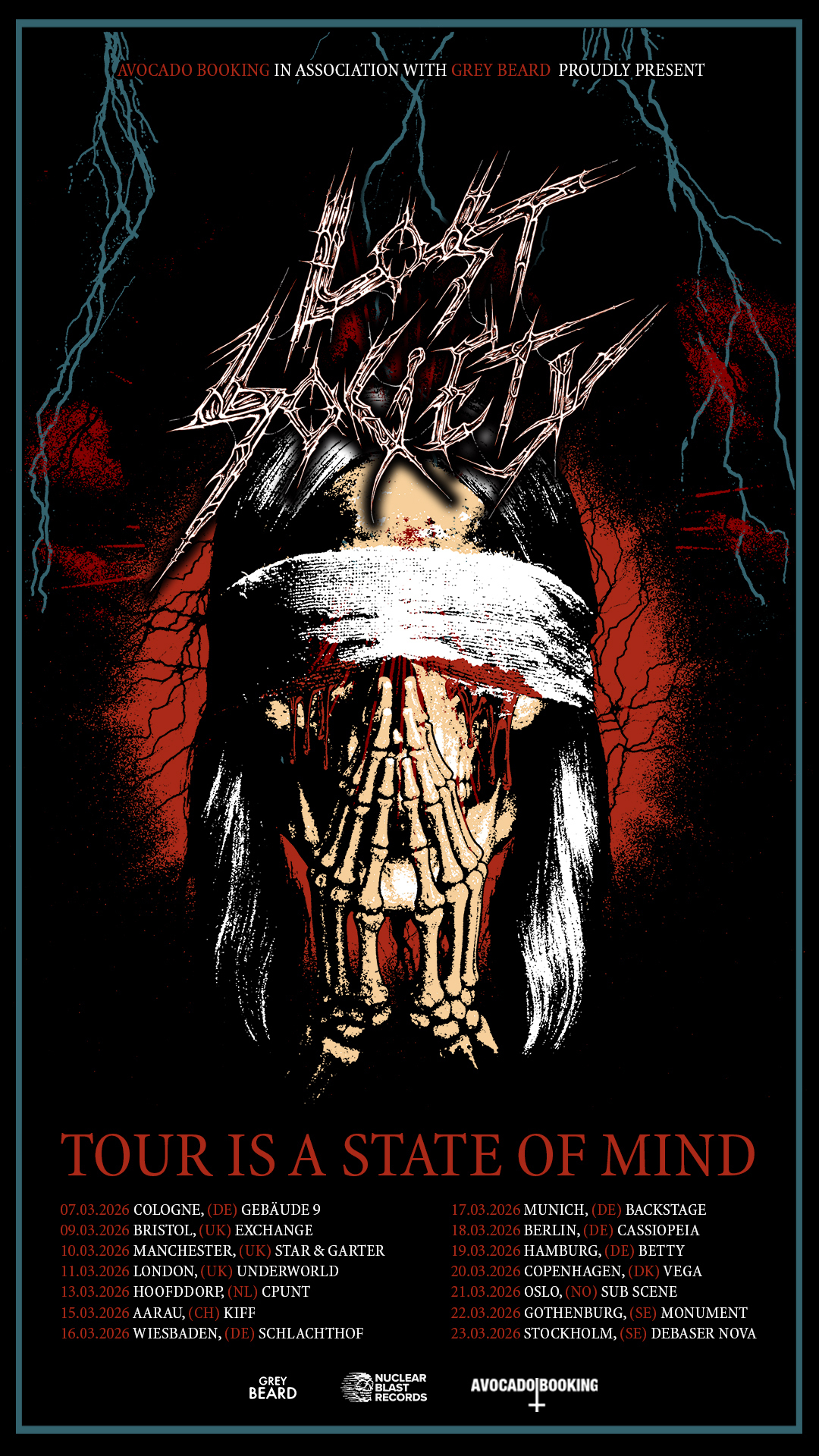 Lost Society European Tour 2026