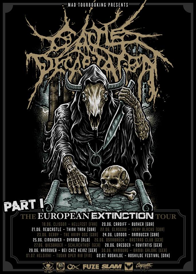 Cattle Decapitation EU tour