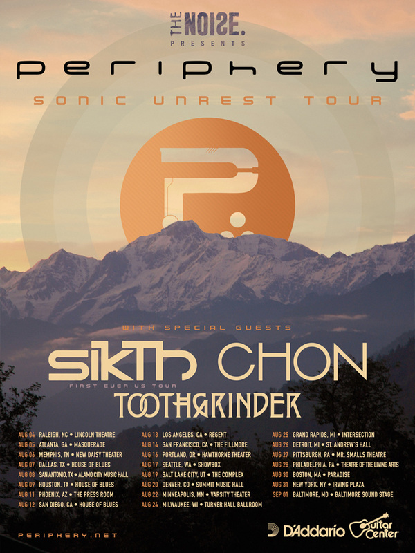 Periphery Sonic Unrest Tour