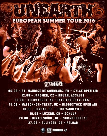 Unearth Live 2016