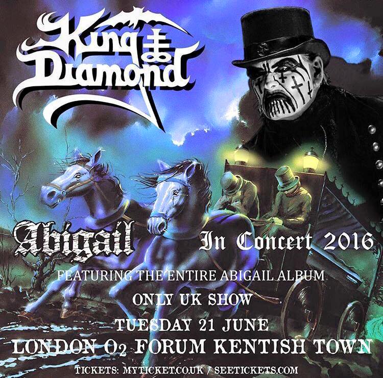 King Diamond London Flyer 2016