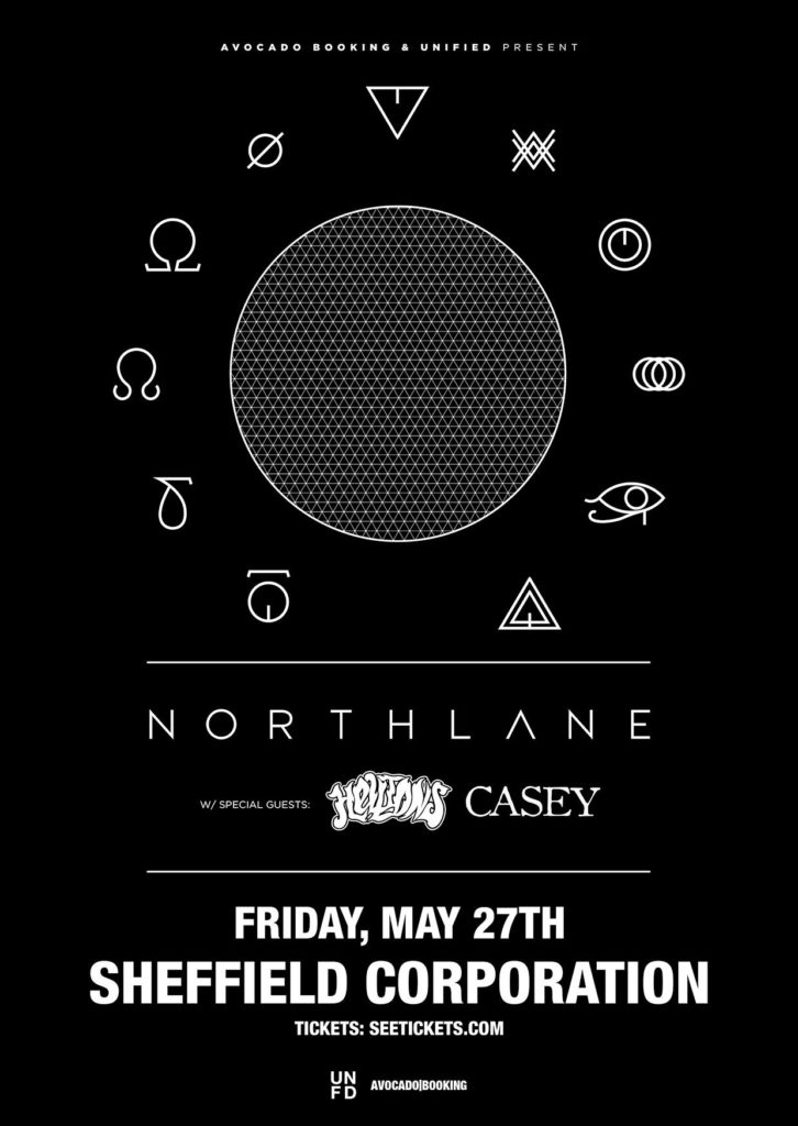 Northlane Sheffield Poster 2016