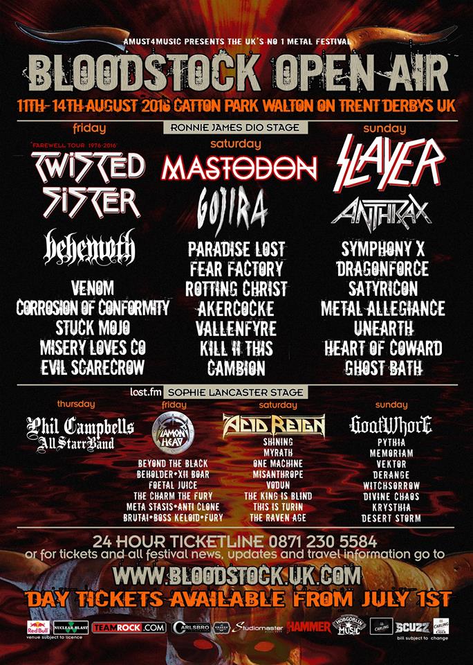 Bloodstock Open Air 2016