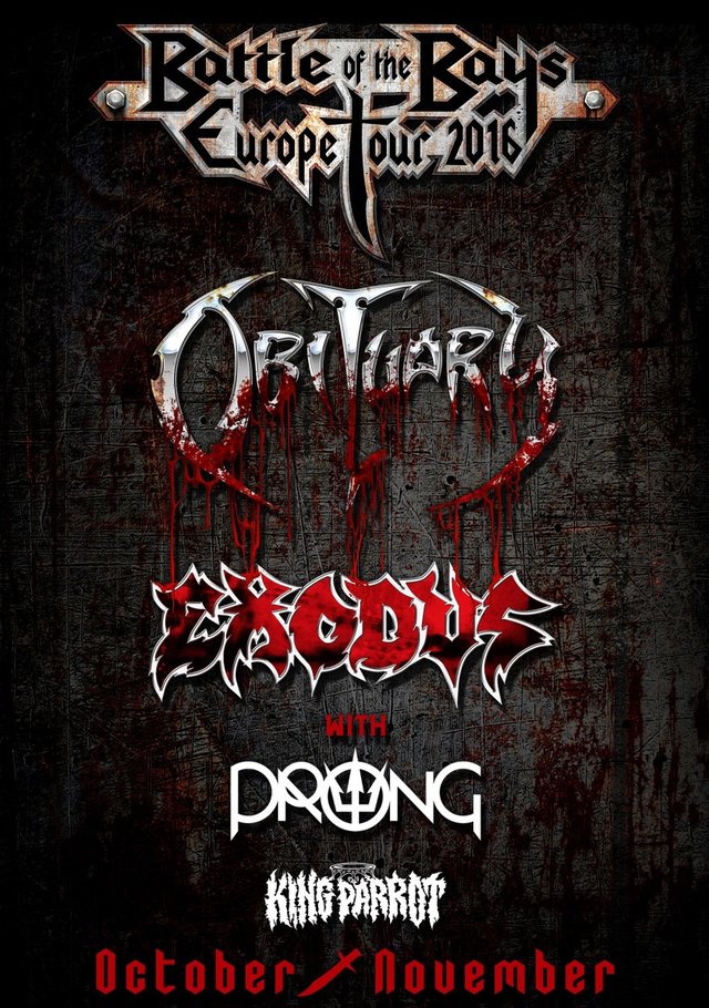 Exodus UK tour