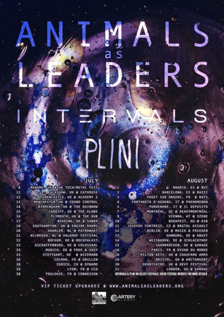 Animals As Leaders European Tour 2016