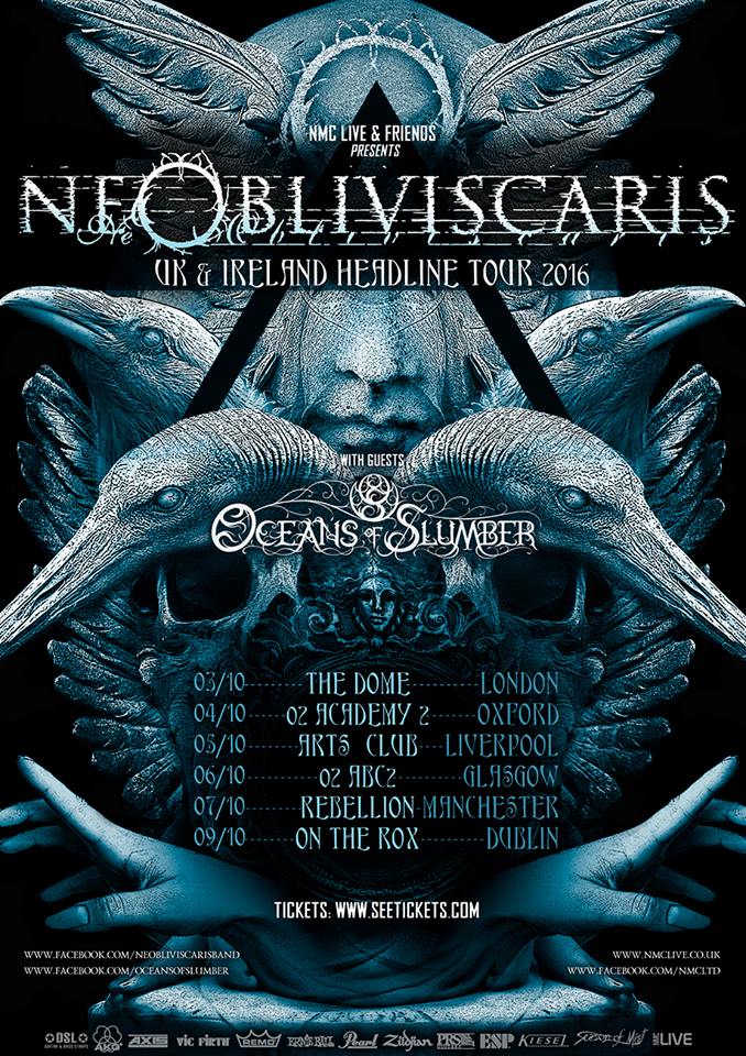 Ne Obliviscaris UK headline tour