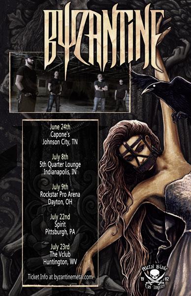 Byzantine US tour dates