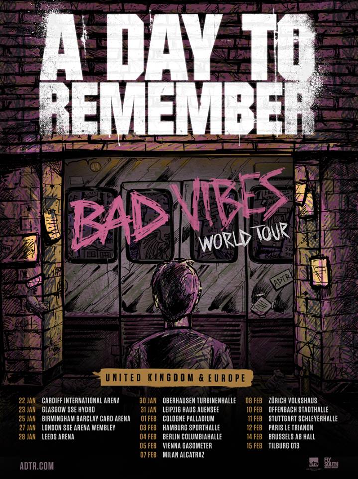 A Day To Remember UK tour 2017