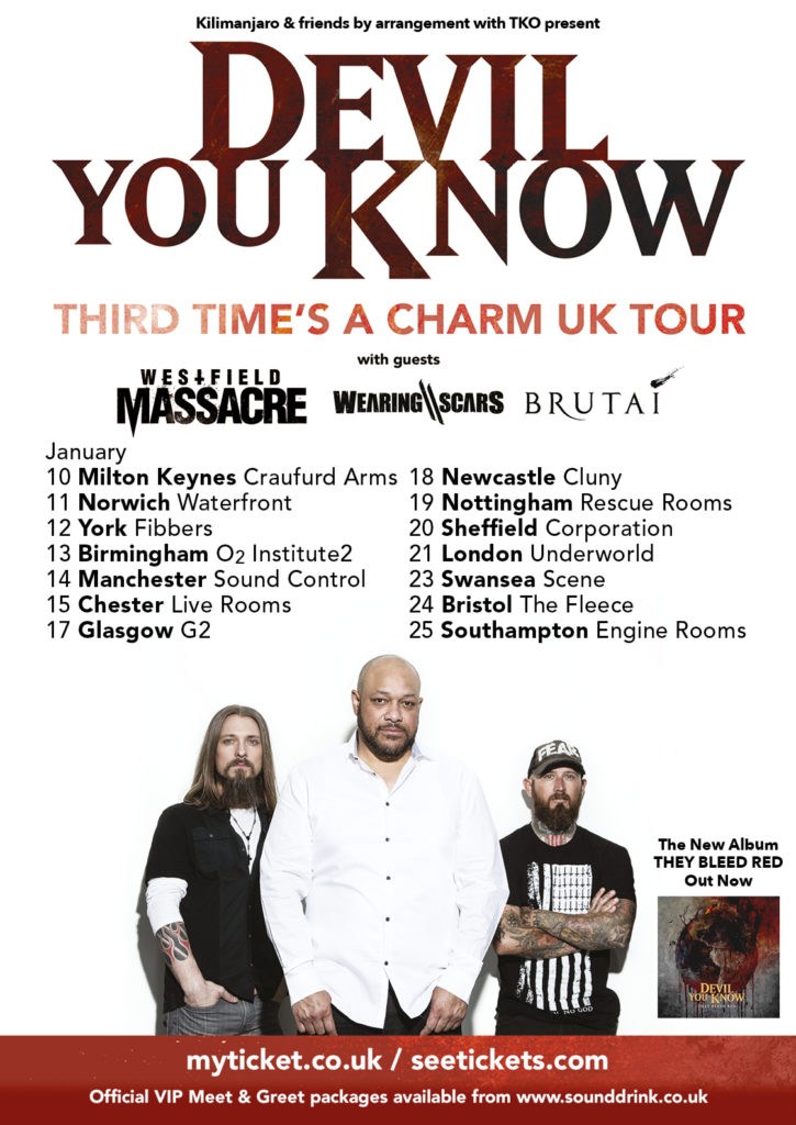 Devil You Know UK Tour 2017