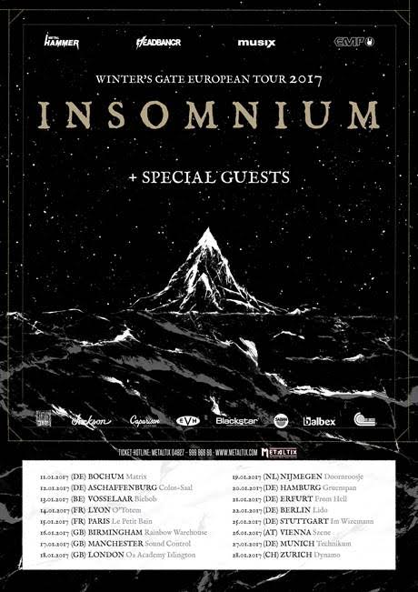 Insomnium European Tour 2017