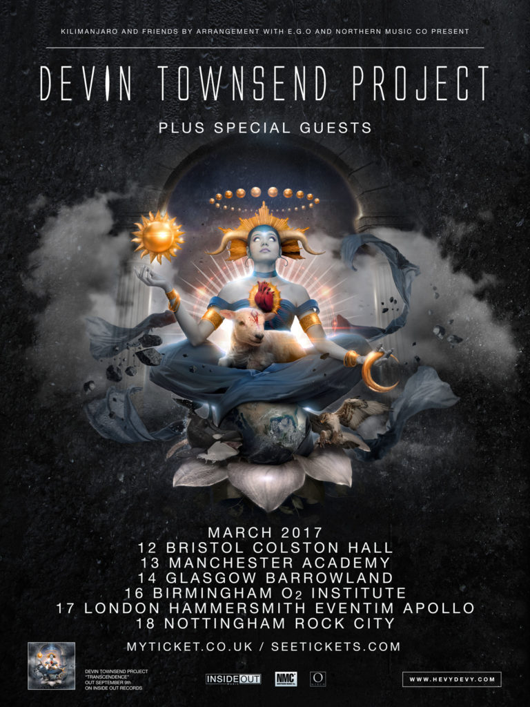 Devin Townsend Project UK Tour 2017