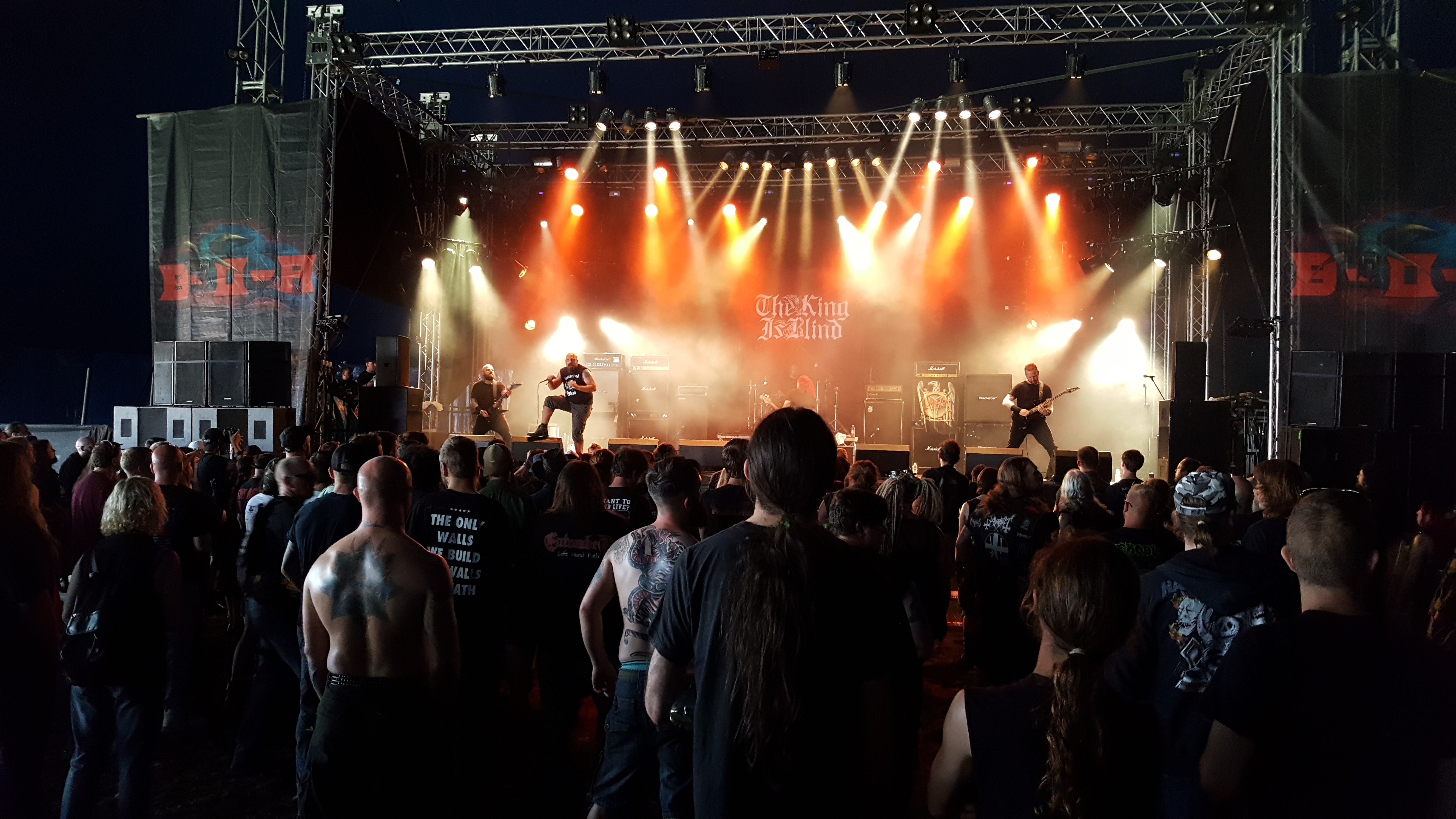 The King Is Blind live at Bloodstock Festival. Photo Credit: James Weaver