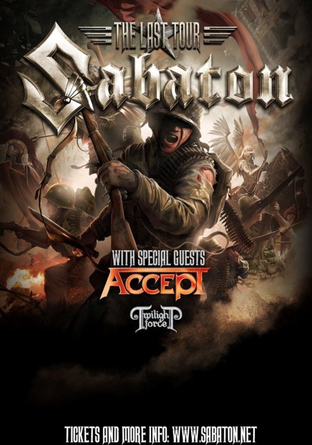 Sabaton, Accept, Twilight Force Tour