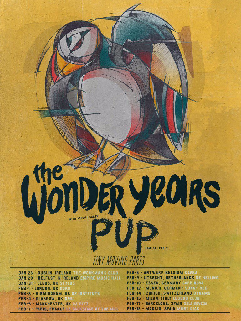 The Wonder Years EU tour