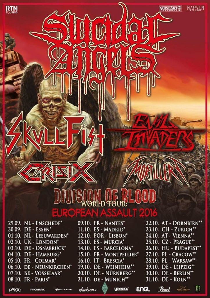 Evil Invaders EU Tour