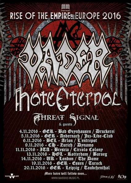 Vader European Tour 2016