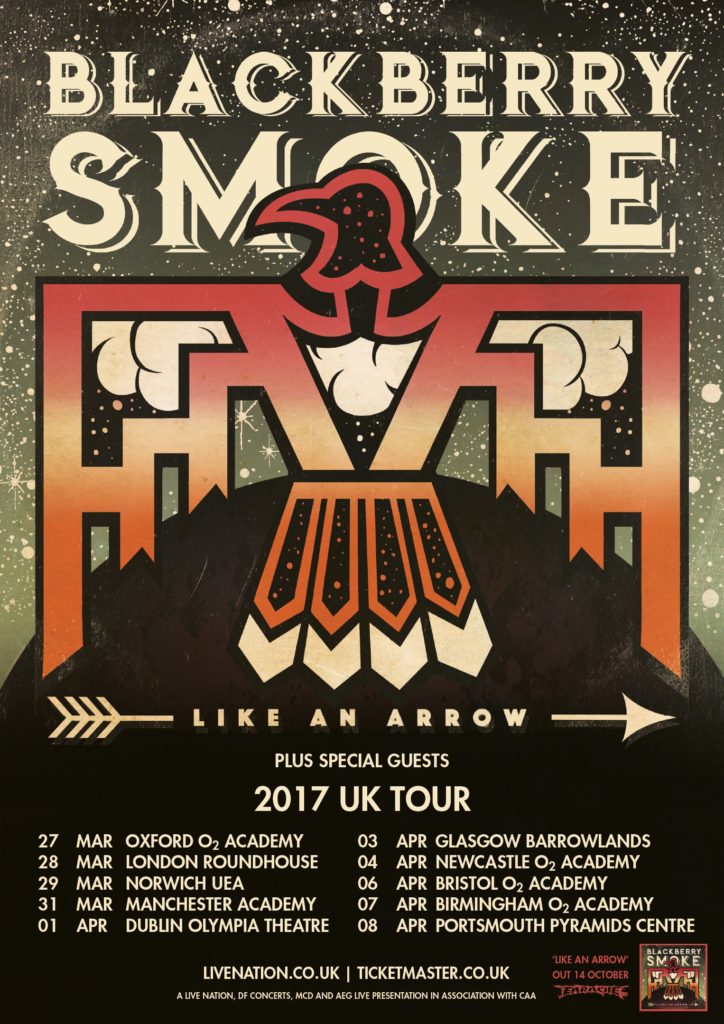 Blackberry Smoke UK tour 2017