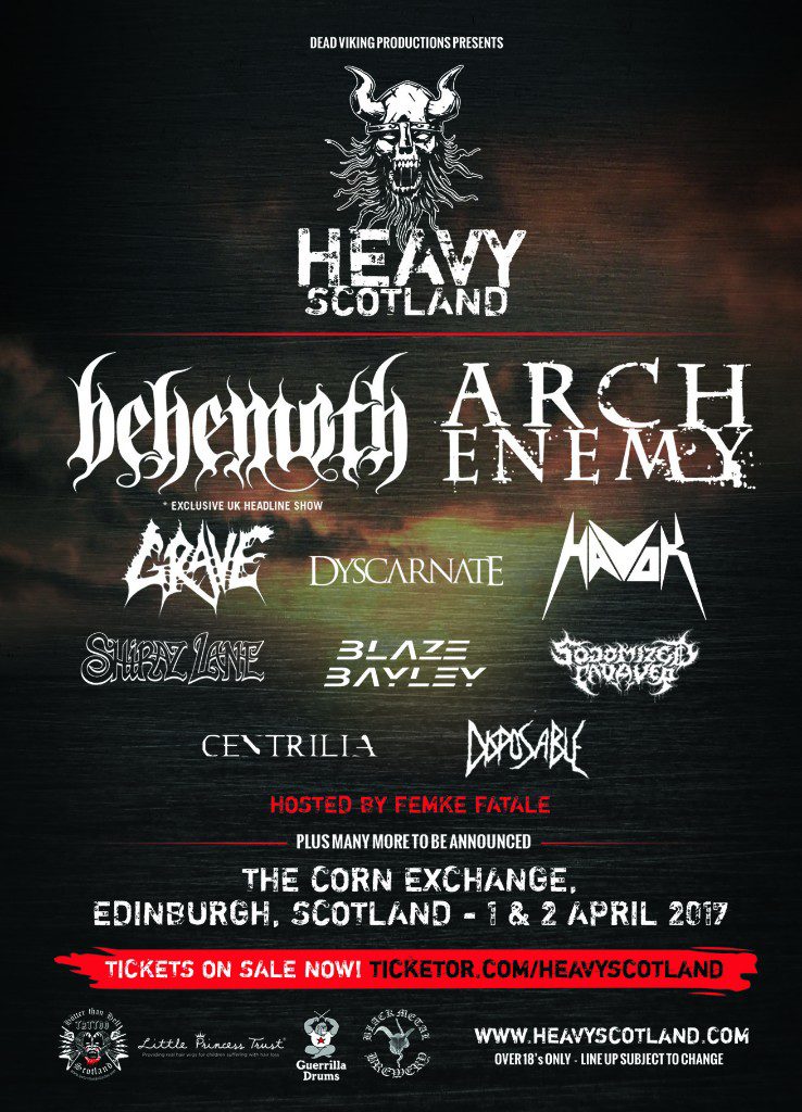 Heavy Scotland Current Lineup 2017