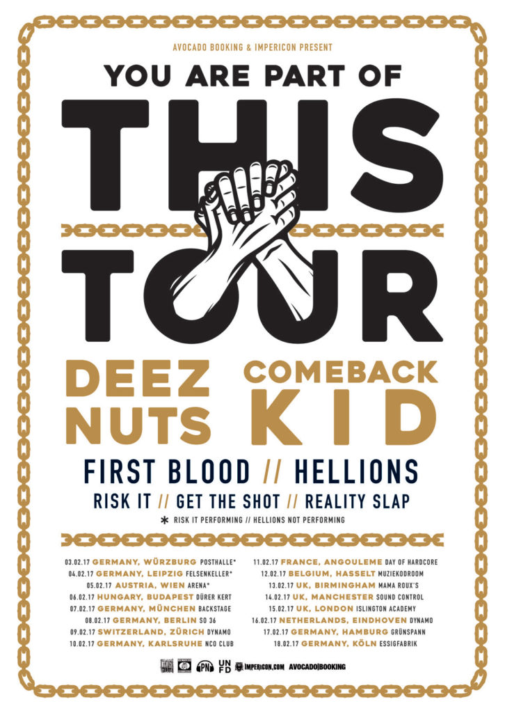 Deez Nuts tour 2017