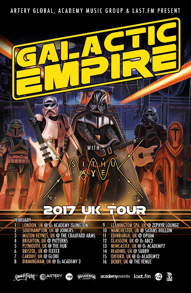 Galactic Empire UK Tour 2017