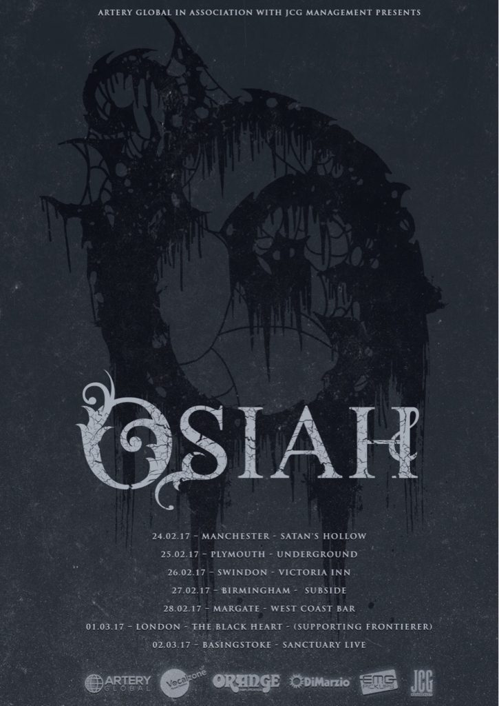 Osiah UK tour 2017