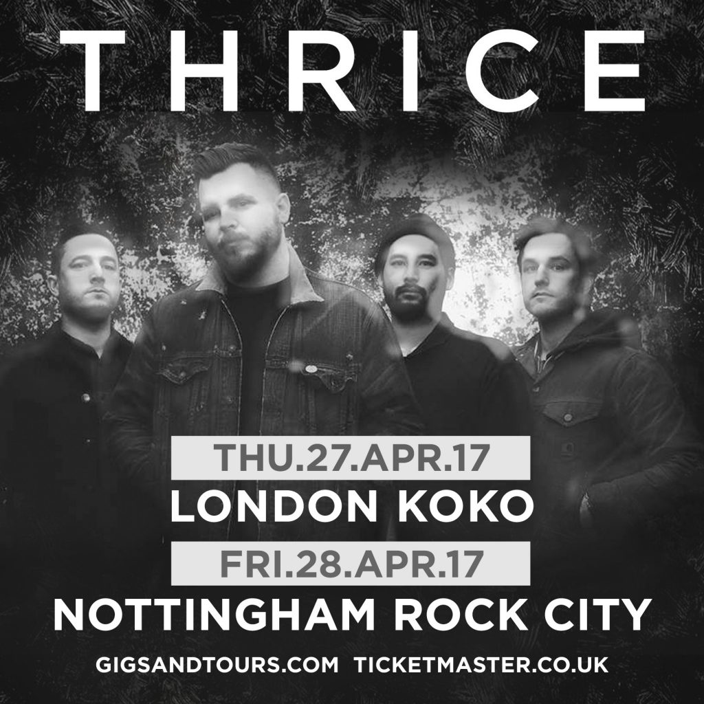 Thrice UK tour 2017