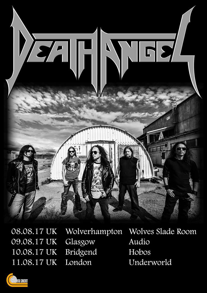 Death Angel UK Tour 2017