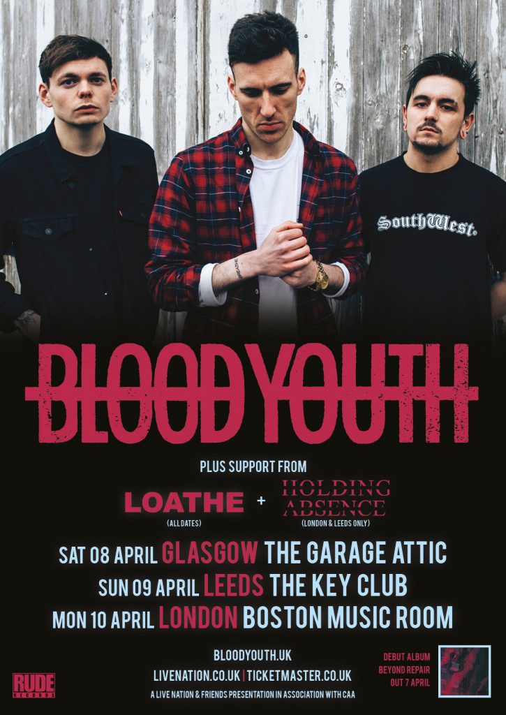 Blood Youth UK Tour