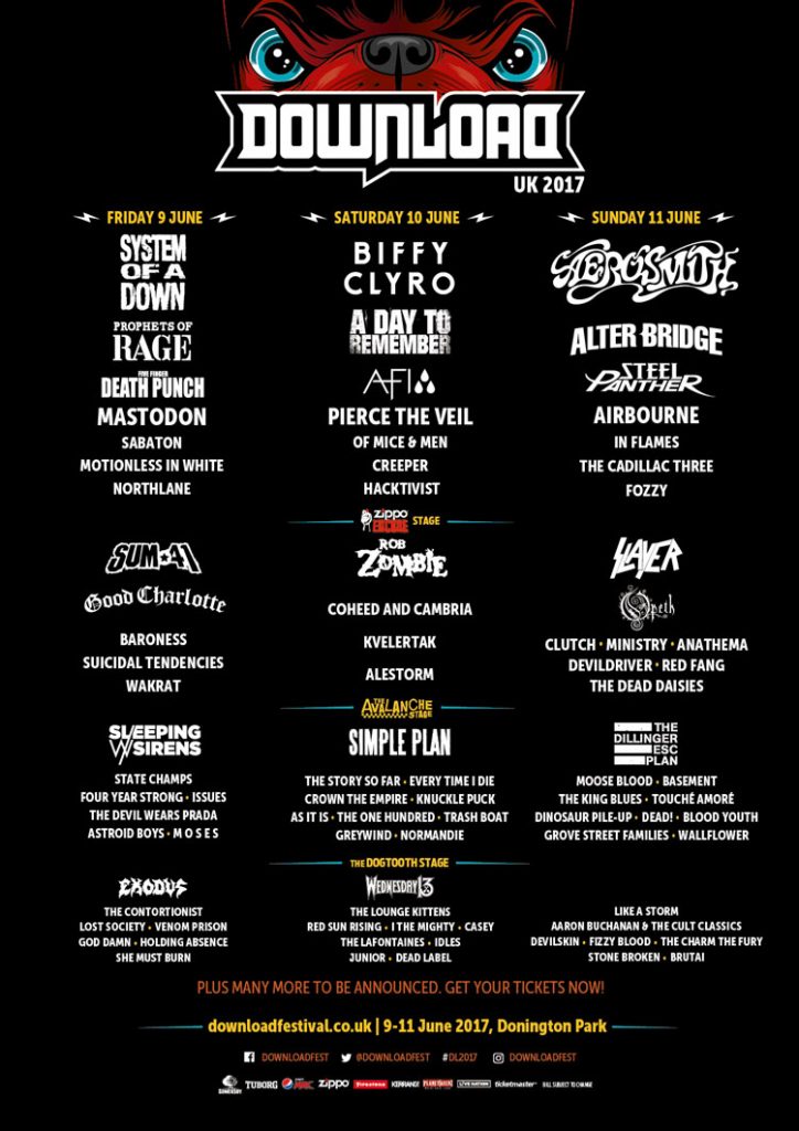 Download Festival Feb Announcement