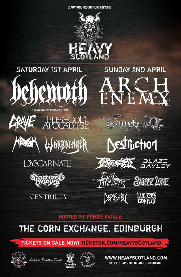 Heavy Scotland Final Lineup 2017