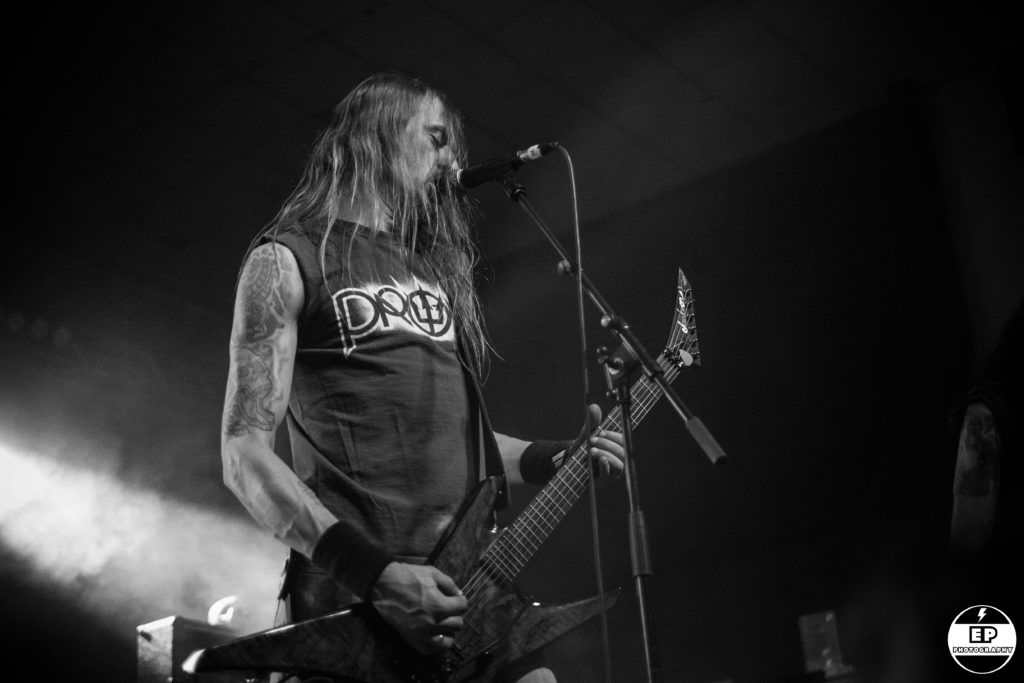 Grave live @ Heavy Scotland. Photo Credit: Evangeline Parkinson Photography