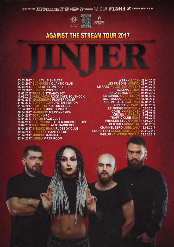 Jinjer EU Tour 2017