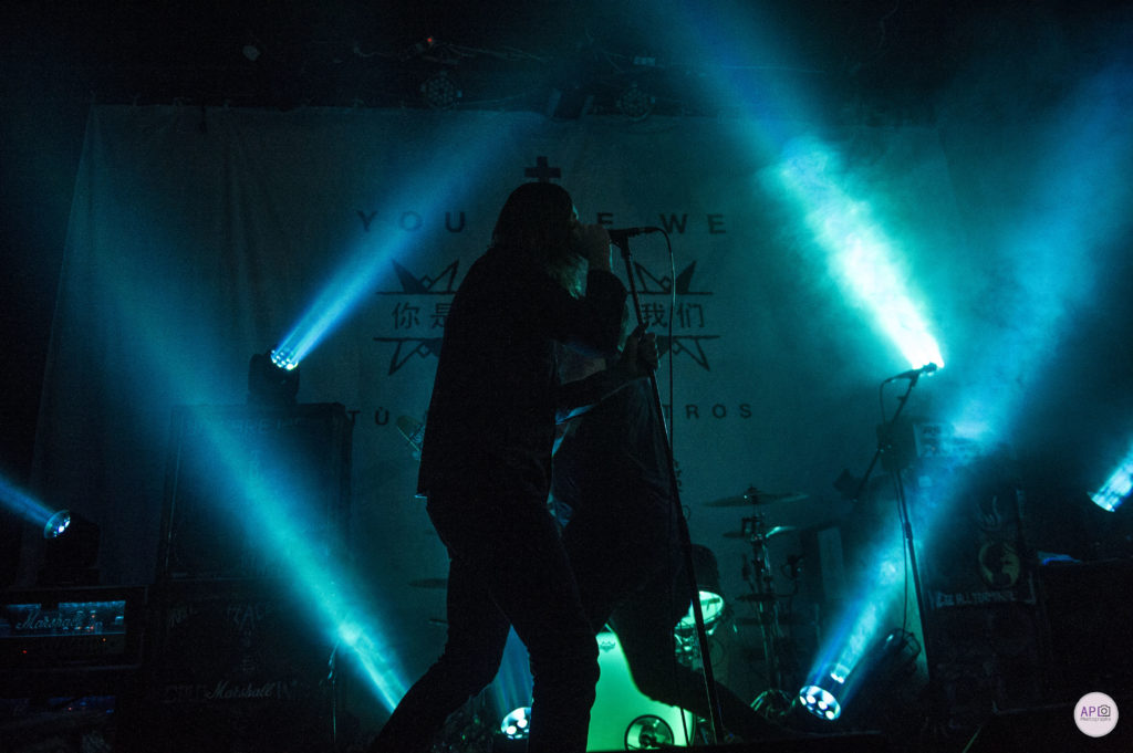 While She Sleeps live @ The Sugarmill, Stoke-on-Trent. Photo Credit: APL photographs