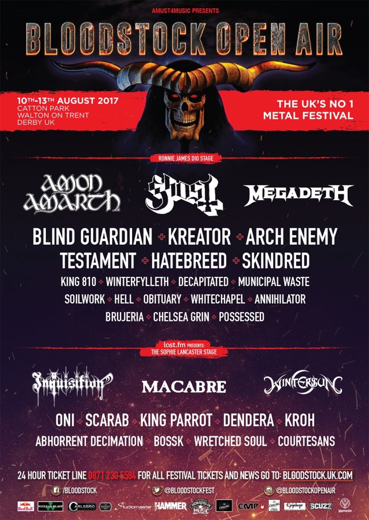 Bloodstock Lineup - April