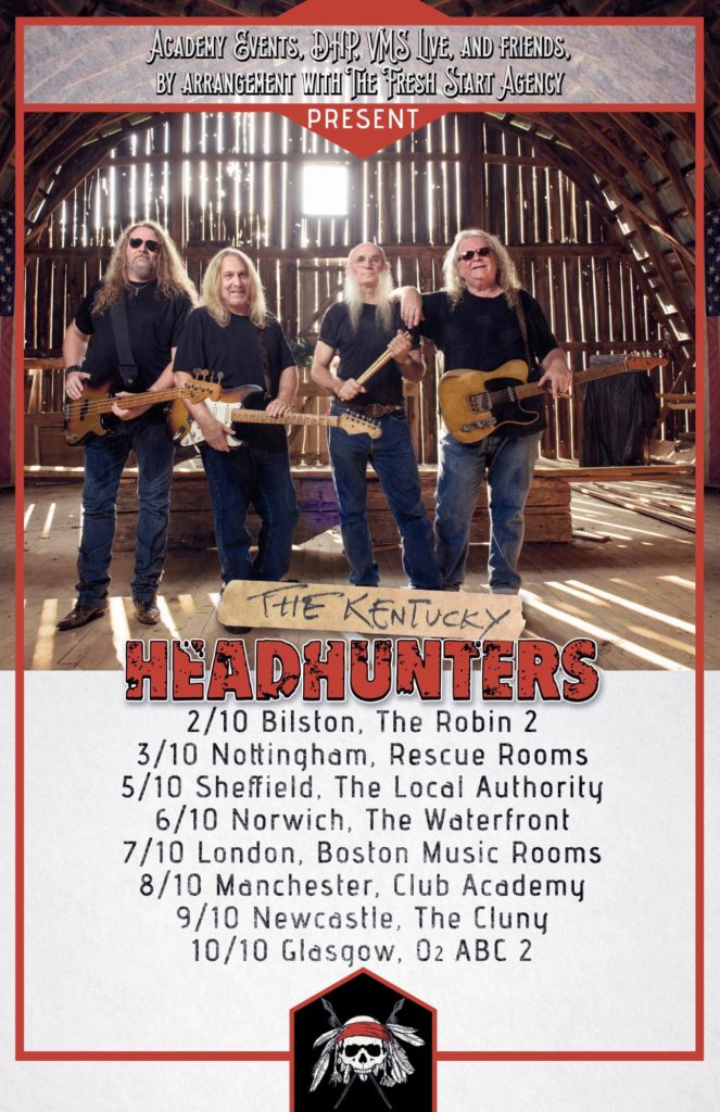 The Kentucky Headhunters UK tour 2017