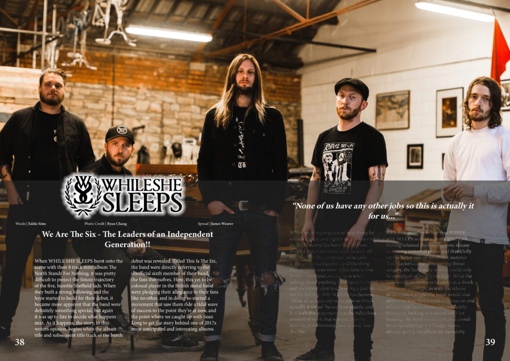 Distorted Sound Issue 24 - While She Sleeps PROMO