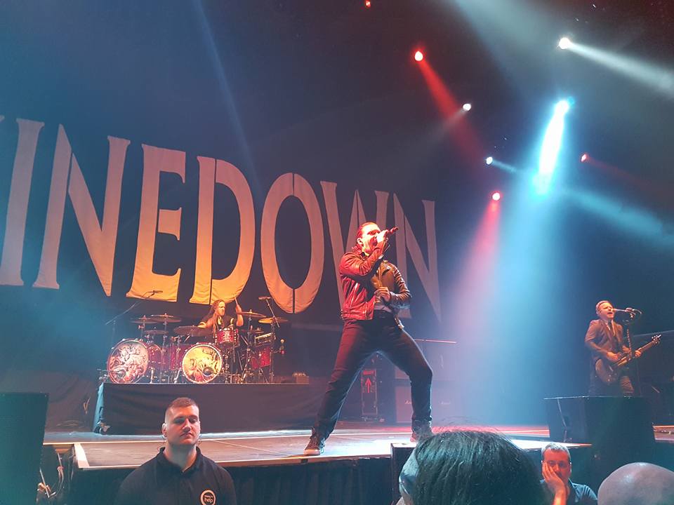 Shinedown live @ Barclaycard Arena, Birmingham. Photo Credit: Elliot Leaver