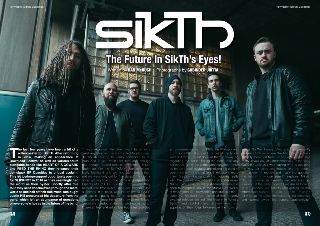 SikTh PROMO - Distorted Sound Issue 25