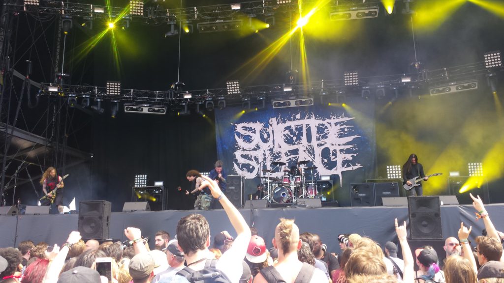 Suicide Silence live @ Download Festival France 2017. Photo Credit: James Croft