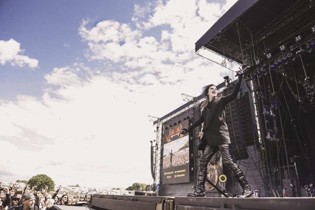 Motionless In White live @ Download Festival 2017. Photo Credit: Paulo Gonçalves