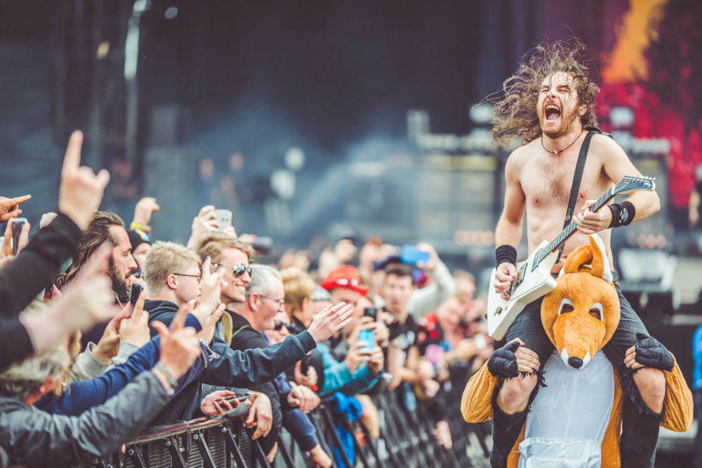 Airbourne live @ Download Festival 2017. Photo Credit: Ross Silcocks