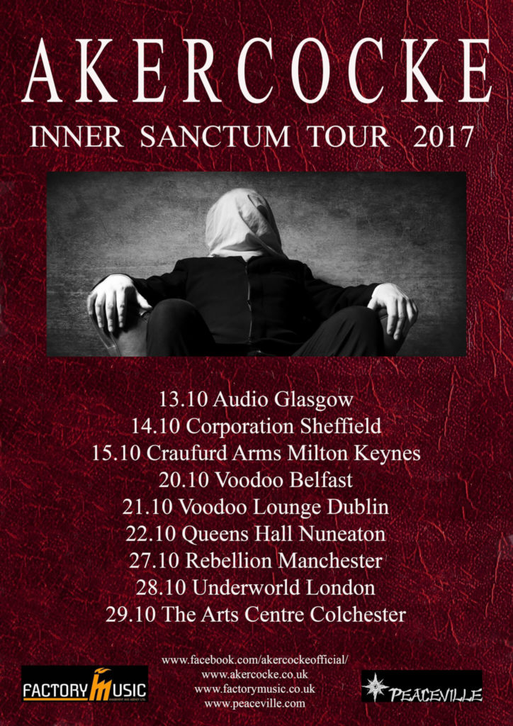 Akercocke UK tour 2017