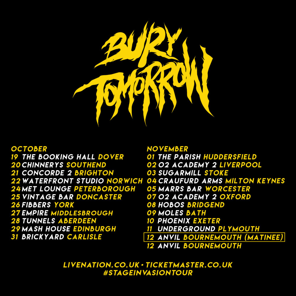 Bury Tomorrow UK tour 2017