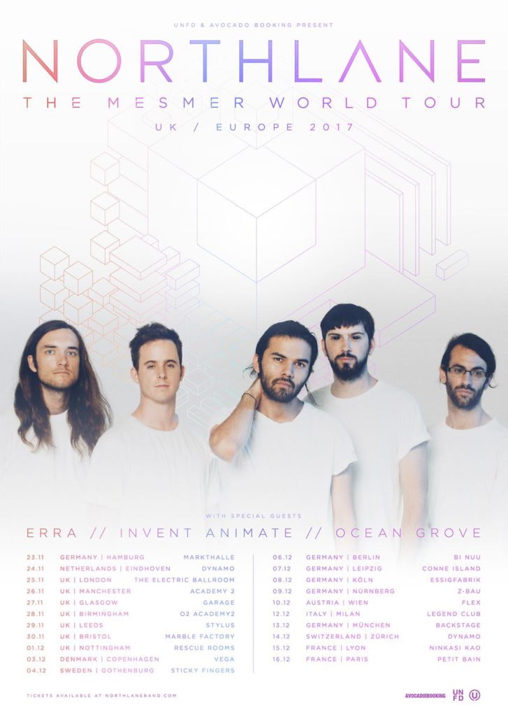 Northlane European & UK tour 2017