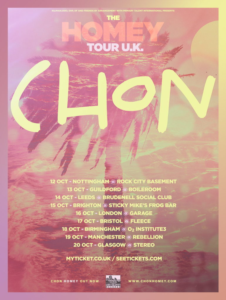 Chon UK headline Tour 2017