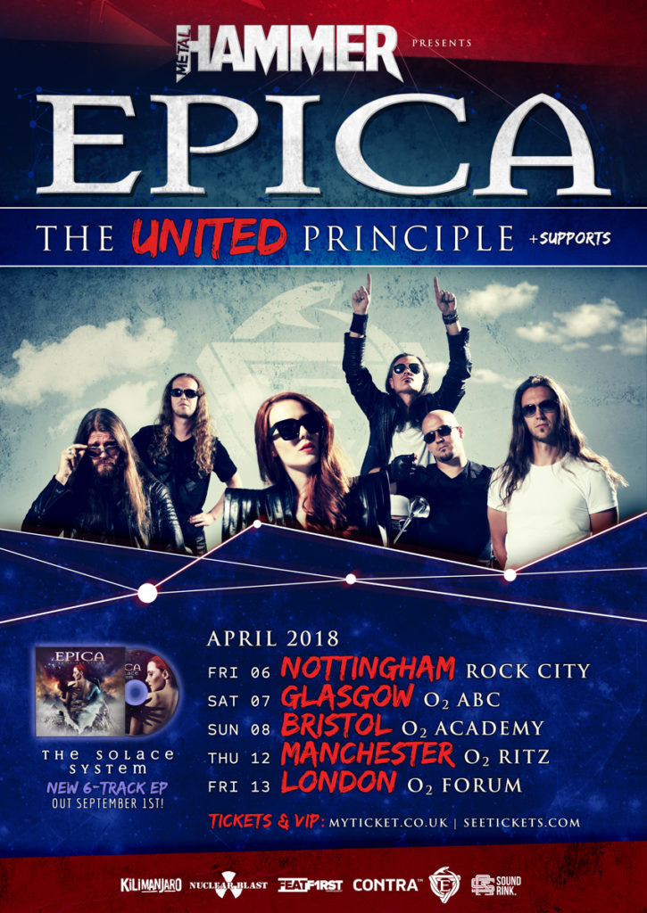 Epica UK tour 2018