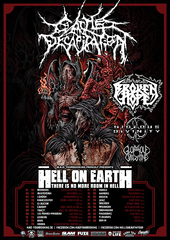 Cattle Decapitation EU Tour 2017