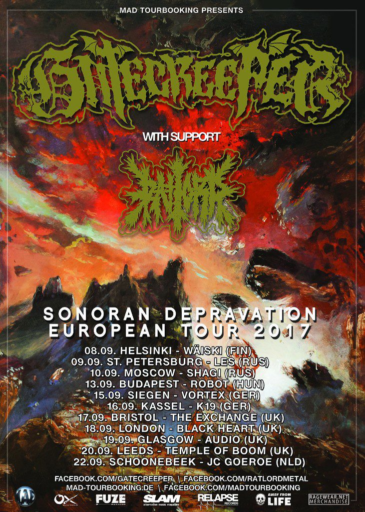 Gatecreeper EU Tour 2017