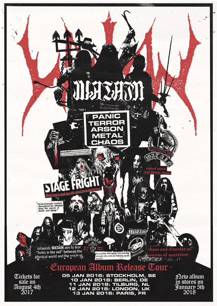 Watain EU Tour 2018